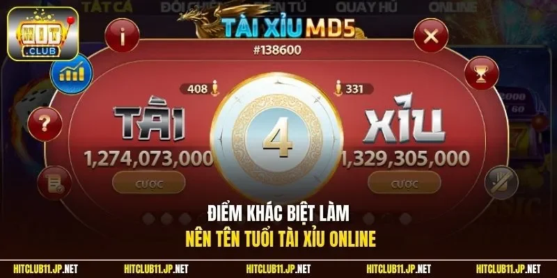 Điểm khác biệt làm nên tên tuổi tài xỉu online