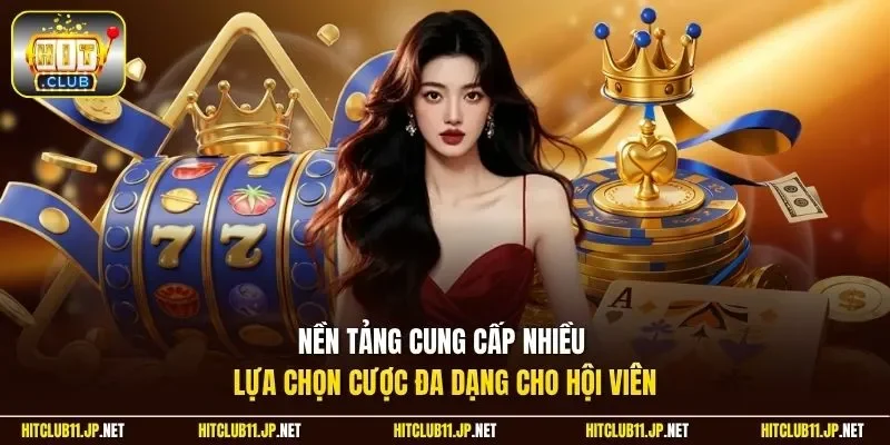 Nền tảng cung cấp nhiều lựa chọn cược đa dạng cho hội viên